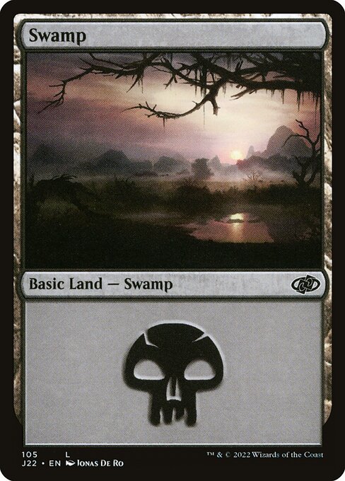 Swamp — Jumpstart 2022 #105, art by Jonas De Ro