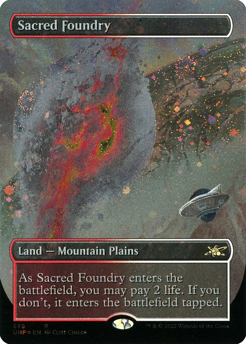 Sacred Foundry — Unfinity #536, art by Cliff Childs