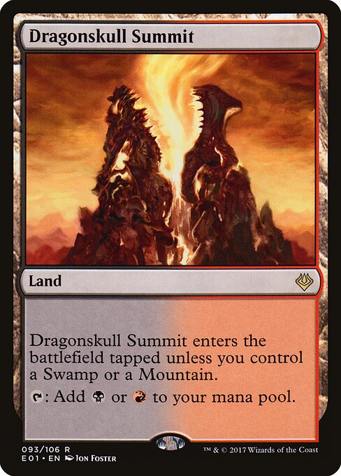 Dragonskull Summit — Archenemy: Nicol Bolas #93, art by Jon Foster