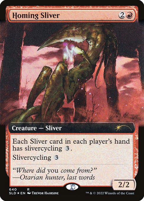 Homing Sliver — Secret Lair Drop #640, art by Trevor Hairsine