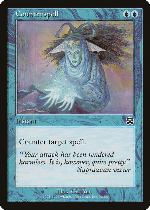 Counterspell — Mercadian Masques #69, art by Gao Yan