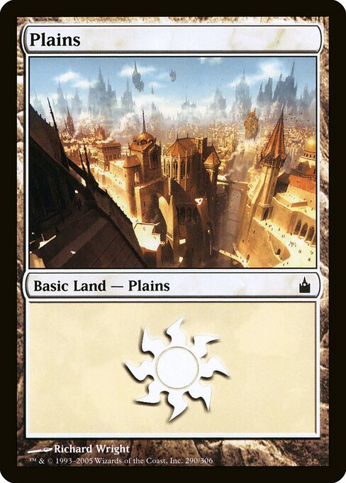 Plains — Ravnica: City of Guilds #290, art by Richard Wright