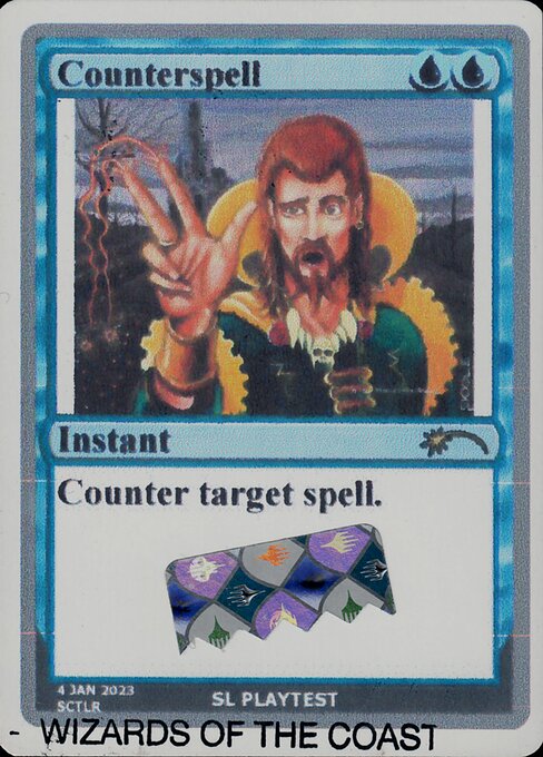 Counterspell — Secret Lair Drop #SCTLR, art by Mark Poole