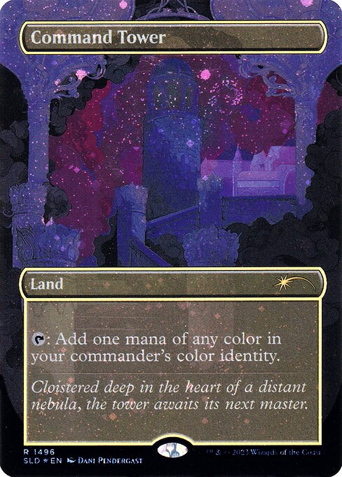Command Tower — Secret Lair Drop #1496★, art by Dani Pendergast