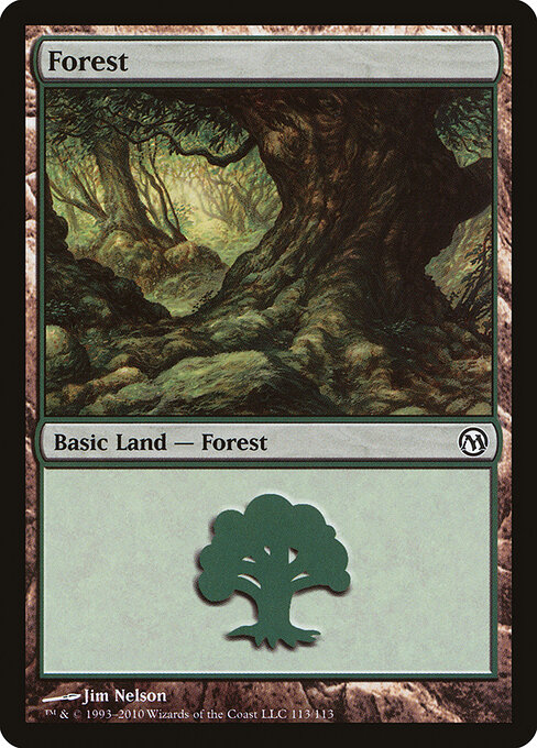 Forest — Duels of the Planeswalkers #113, art by Jim Nelson