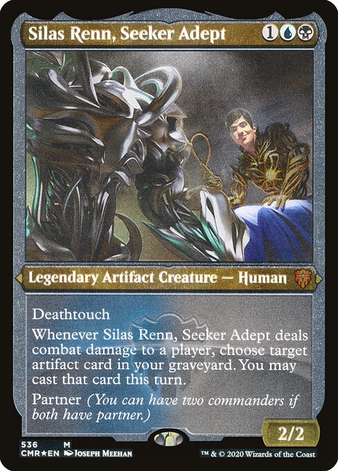 Silas Renn, Seeker Adept — Commander Legends #536, art by Joseph Meehan
