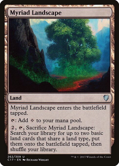 Myriad Landscape — Commander 2017 #262, art by Richard Wright