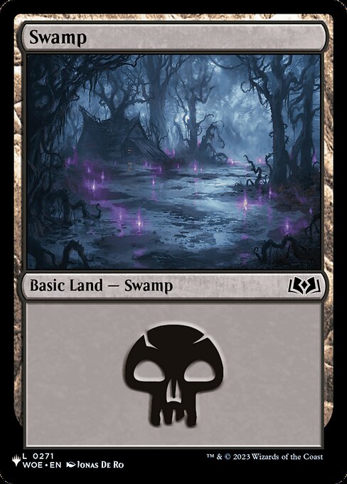 Swamp — The List #WOE-271, art by Jonas De Ro