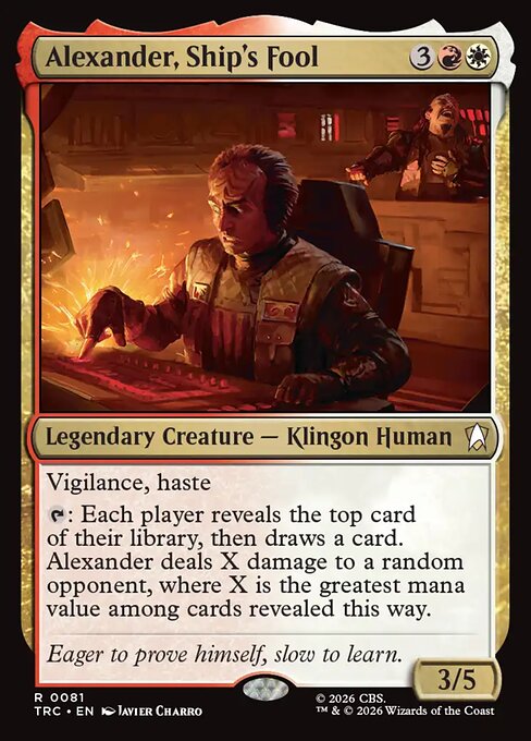 Alexander, Ship's Fool