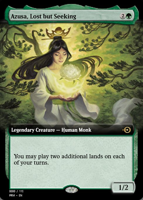Azusa, Lost but Seeking — Magic Online Promos #81984, art by Winona Nelson