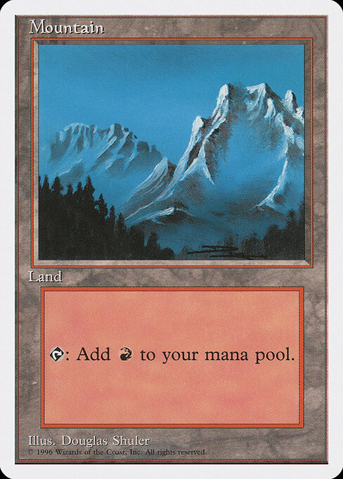 Mountain — Introductory Two-Player Set #63, art by Douglas Shuler