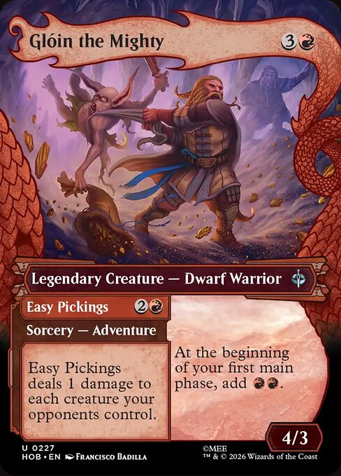 Glóin the Mighty // Easy Pickings — The Hobbit #227, art by Francisco Badilla