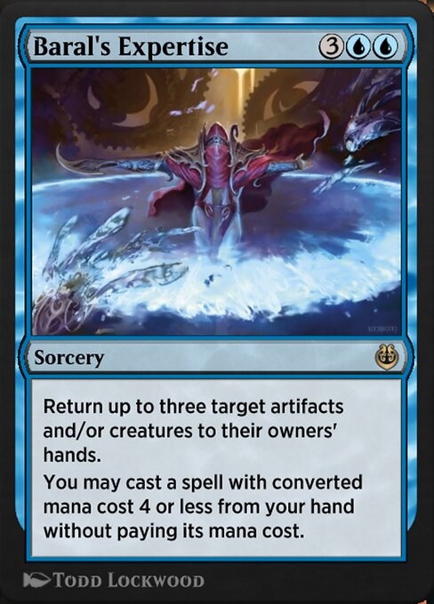Baral's Expertise — Kaladesh Remastered #43, art by Todd Lockwood