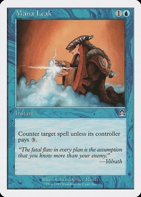 Mana Leak — Battle Royale Box Set #41, art by Christopher Rush