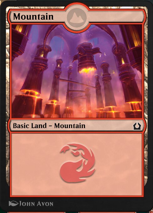Mountain — MTG Arena Promos #209, art by John Avon