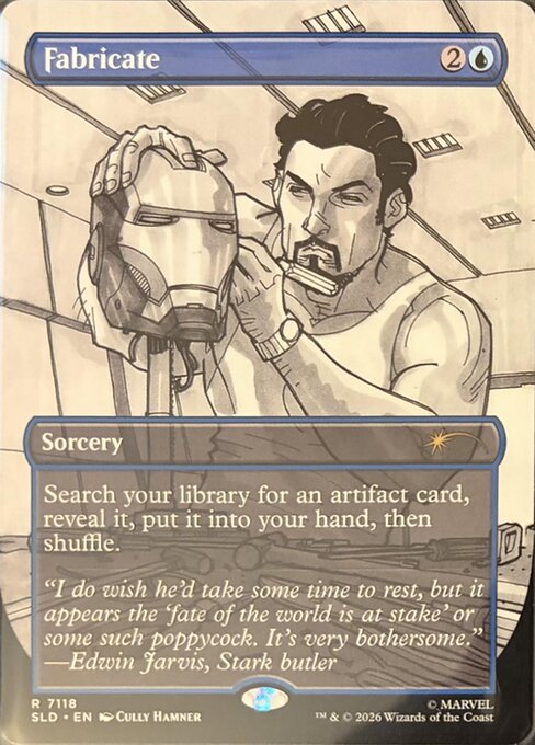 Fabricate — Secret Lair Drop #7118, art by Cully Hamner