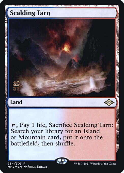 Scalding Tarn — Modern Horizons 2 Promos #254s, art by Philip Straub