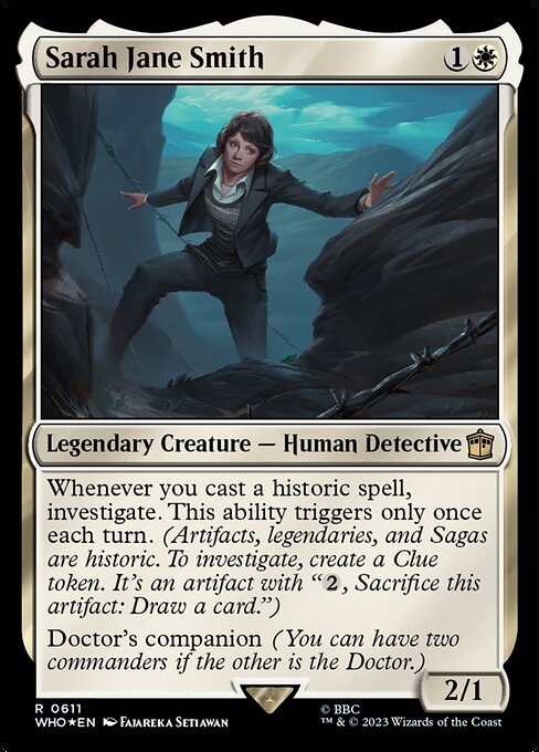 Sarah Jane Smith — Doctor Who #611, art by Fajareka Setiawan