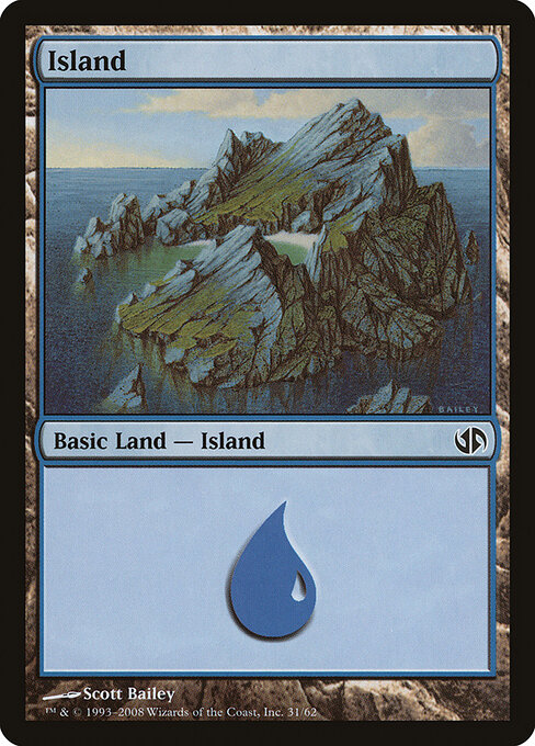 Island — Duel Decks: Jace vs. Chandra #31, art by Scott Bailey