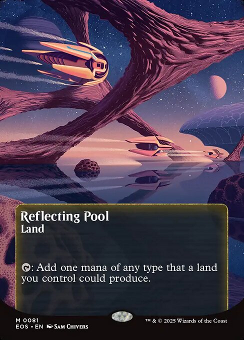 Reflecting Pool — Edge of Eternities: Stellar Sights #81, art by Sam Chivers
