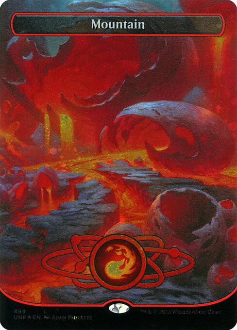 Mountain — Unfinity #489, art by Adam Paquette