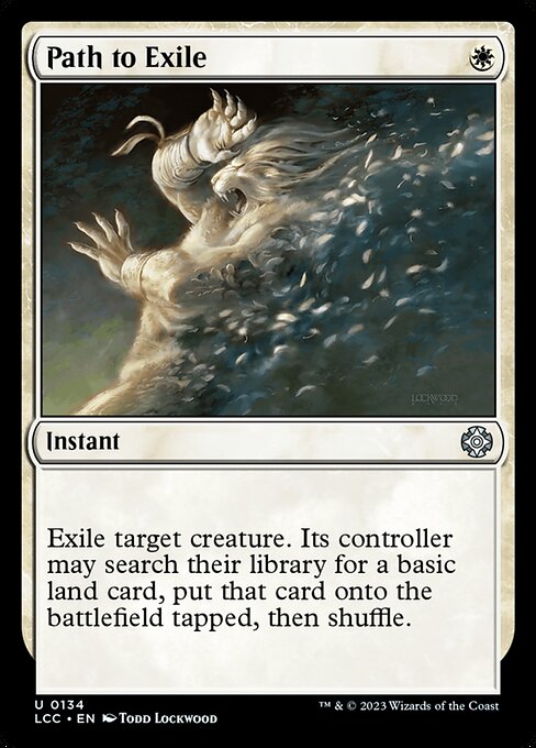 Path to Exile — The Lost Caverns of Ixalan Commander #134, art by Todd Lockwood