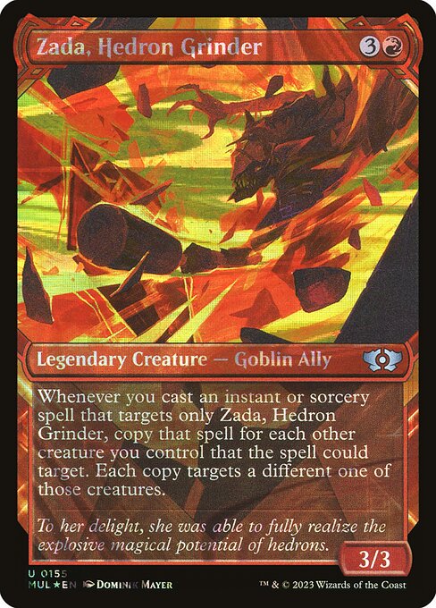 Zada, Hedron Grinder — Multiverse Legends #155, art by Dominik Mayer