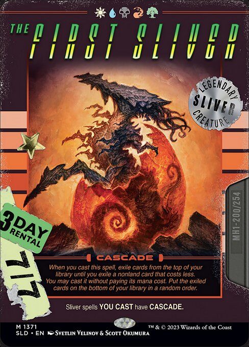 The First Sliver — Secret Lair Drop #1371, art by Svetlin Velinov & Scott Okumura