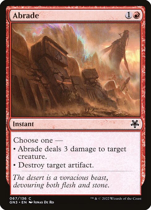 Abrade — Game Night: Free-for-All #67, art by Jonas De Ro