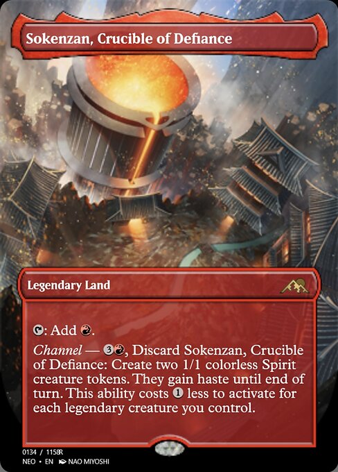 Sokenzan, Crucible of Defiance — Magic Online Promos #98131, art by Nao Miyoshi