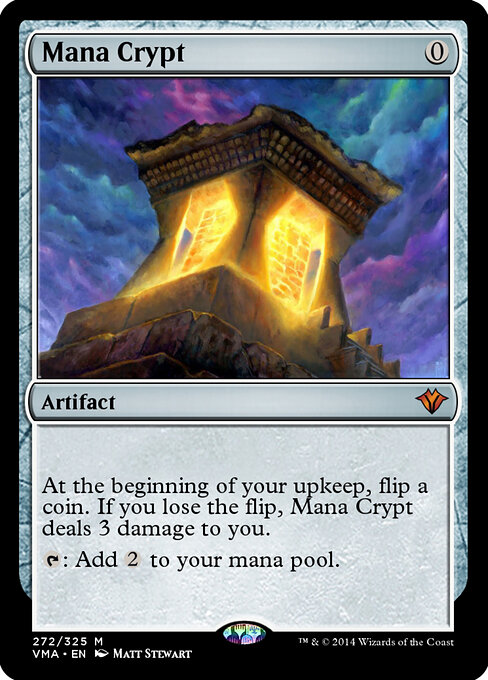 Mana Crypt — Vintage Masters #272, art by Matt Stewart
