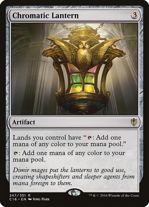 Chromatic Lantern — Commander 2016 #247, art by Jung Park
