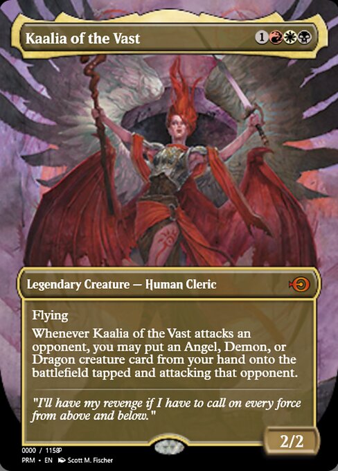 Kaalia of the Vast — Magic Online Promos #82870, art by Scott M. Fischer