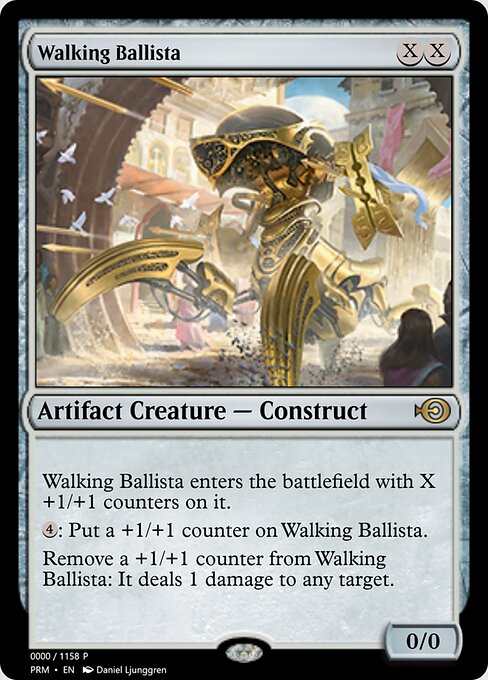 Walking Ballista — Magic Online Promos #69991, art by Daniel Ljunggren
