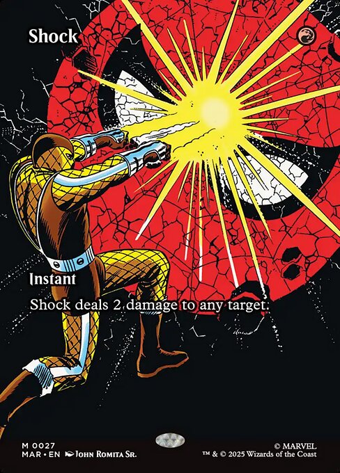 Shock — Marvel Universe #27, art by John Romita Sr.