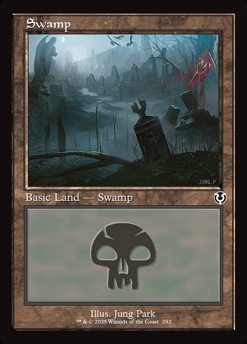 Swamp — Innistrad Remastered #292, art by Jung Park