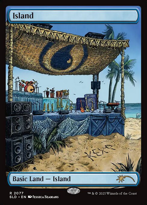 Island — Secret Lair Drop #2077, art by Jessica Seamans