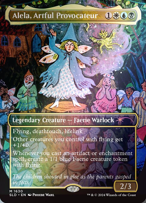 Alela, Artful Provocateur — Secret Lair Drop #1630★, art by Phoebe Wahl