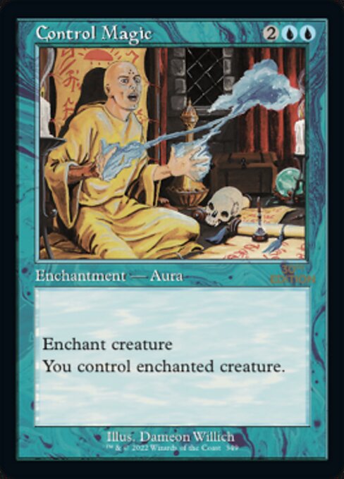 Control Magic — 30th Anniversary Edition #349, art by Dameon Willich
