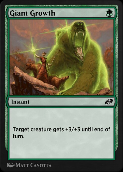 Giant Growth — Jumpstart: Historic Horizons #790, art by Matt Cavotta