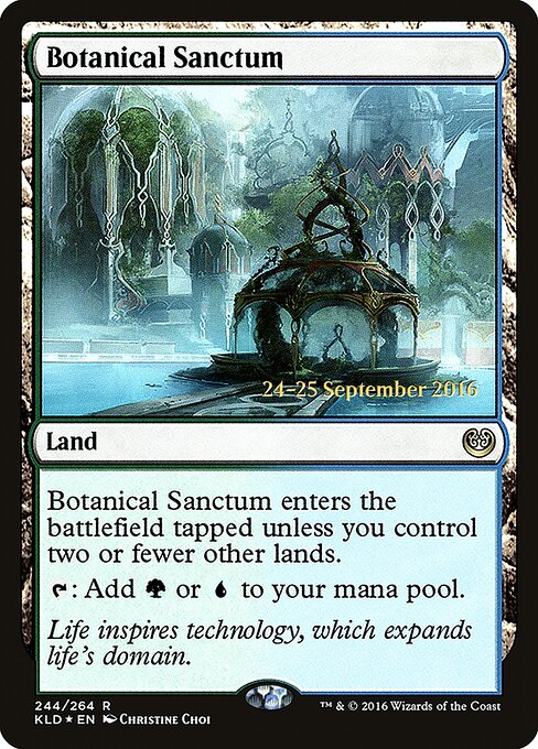 Botanical Sanctum — Kaladesh Promos #244s, art by Christine Choi