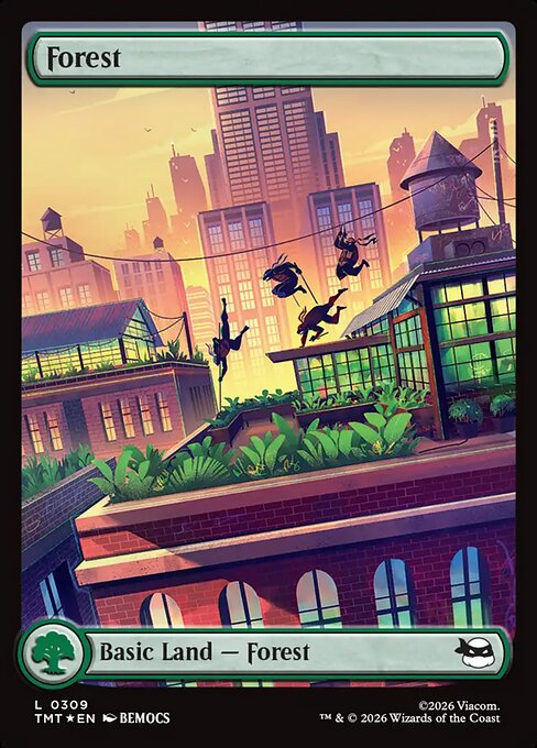 Forest — Teenage Mutant Ninja Turtles #309, art by BEMOCS
