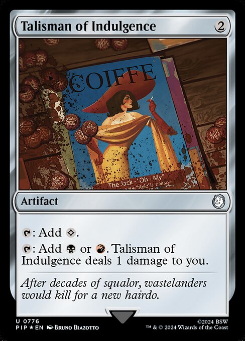 Talisman of Indulgence — Fallout #776, art by Bruno Biazotto