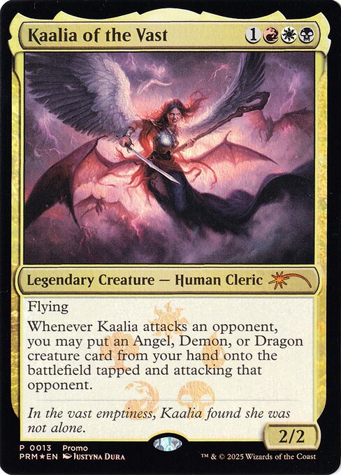 Kaalia of the Vast — Media and Collaboration Promos #2025-19, art by Justyna Dura