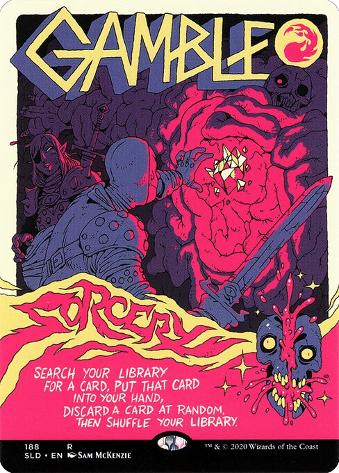 Gamble — Secret Lair Drop #188, art by Sam McKenzie