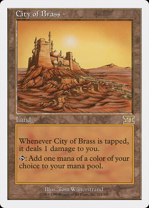 City of Brass — Classic Sixth Edition #321, art by Tom Wänerstrand