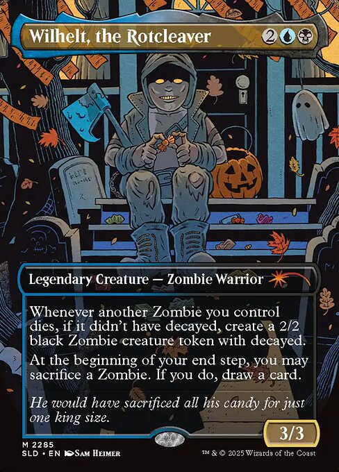 Wilhelt, the Rotcleaver — Secret Lair Drop #2285, art by Sam Heimer