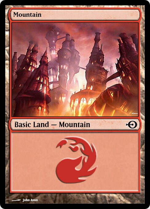 Mountain — Magic Online Promos #32025, art by John Avon