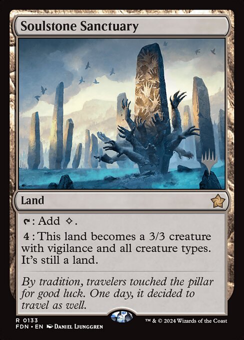 Soulstone Sanctuary — Foundations Promos #133p, art by Daniel Ljunggren