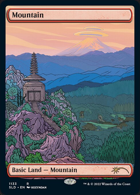 Mountain — Secret Lair Drop #1133, art by kozyndan